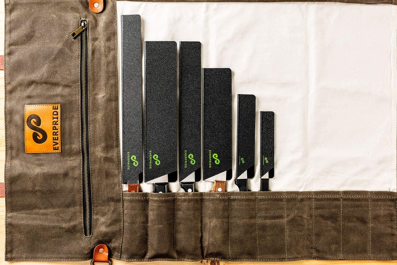 EVERPRIDE Chef Knife Sheath Set (6-Piece Set) Universal Blade Edge Cover Guards for Chefâ€™s and Kitchen Knives â€“ Durable, BPA-Free, Felt Lined, Sturdy ABS Plastic â€“ Knives Not Included - Image 5